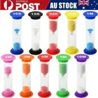10Pcs Sandglass Sand Timer Clock Timer Hourglass 10S/15S/20S/30S 1/2/3/4/5/10Min