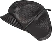 [Generic] Women Winter Sheepskin Painter Caps Watermelon Mujer Outdoor Leather Octagonal Hats