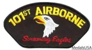 101st AIRBORNE Screaming Eagles Iron/Sew on Patch HAT, JACKET OR VEST P401