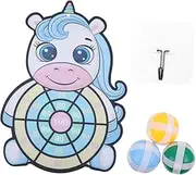 JUMPLAWN 1Set Sticky Board with Sticky Balls Easy Installation Fun for Boys Enhances Hand Eye Coordination Active Play