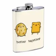 Better Together Em11 Flask 8oz Stainless Steel Hip Drinking Whiskey