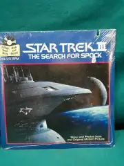Vintage STAR TREK III Search For Spock Read Along Record Sealed