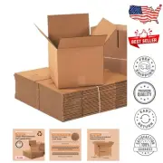 Durable Medium Shipping Boxes - 16"L x 12"W x 10"H, 25-Pack for Moving & Storage