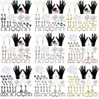 47Pcs Professional Body Piercing Tool Kit Ear Lip Tongue Nose Navel Nipple Rings