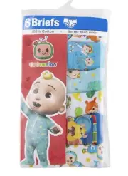 6-Pack CoComelon Toddler Girls Size 2T 3T -Cotton Briefs Underwear FREE SHIPPING