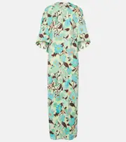 [Stella McCartney] Stella McCartney Caped maxi dress AU 2 multicoloured