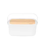 Brabantia NIC Bread Bin - Light Grey
