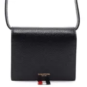Thom Browne 21FW Three Stripe Tab Strap Card Wallet (FAW079A_00198_001_21F)