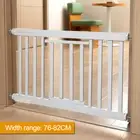 Pet Gate Dog Door Fence Expandable Safety Stair Barrier Metal Security Door