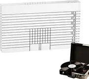 VTA Azimuth Gauge - high precision turntable protractor, cartridge alignment block, tracking adjustment ruler | acrylic calibration gauge tool, compact positioning ruler for record player professional