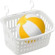 Pool Side Storage, Swimming Pool Holder Basket, Large Capacity Basket Storage, Above Ground Pool Accessories for Bathtubs, Gardens, Kitchens, Laundry Rooms