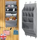 11-Pockets 3-Hooks Large Over Door Hanging Organiser Shoe Rack Bags Tidy Storage