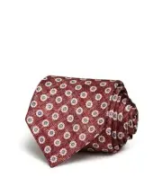 Ledbury Brimley Florette Classic Tie Mens Size Berry One Size