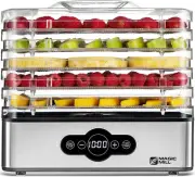 Máquina Deshidratadora De Alimentos Para Carne Seca De Res, 5 Bandejas Sin BPA