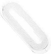 Zerodeko Clear Plastic Range Hood Light Cover Oval Shaped LED Lamp Shade for Kitchen Cooking Hoods Easy Installation Material Versatile Use Home Kitchens and Dining Areas