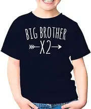 [Generic] Big Brother X2 Big Bro Again Sibling Sister Unisex Kids Shirt Gift Boy Girl