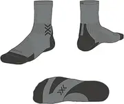 [X-SOCKS] RUN DISCOVER CREW RAINCLOUD/X BLACK