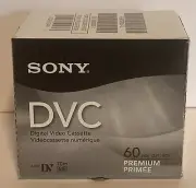 New 5X Pack Sony DVC 60 Minutes Mini DV Digital Video Cassette 70m/Read