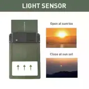 Automatic Chicken Coop Door Opener Battery Powered Light Sense Control