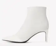 Women's Rag & Bone White Leather Beha Boots Size 40/9