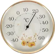 Generic Wall Mounted Thermometer Indoor Temperature Monitor for Nursery and Home Use Accurate Celsius Display for Bedrooms Bathrooms and Greenhouses Easy to Install
