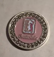 New - TPC - Scottsdale- 1" Metal Golf Ball Marker - Sharp!... Bling!