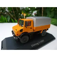 在飛比找蝦皮購物優惠-Unimog U 4000 烏里莫克合金越野貨車工程車模型德
