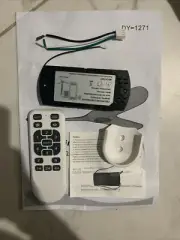 Universal Remote Control Kit for 3-Speed Ceiling Fans with Dimming Feature