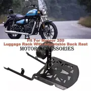 Fit For Royal Enfield Meteor 350cc Luggage Rack Carrier With Adjustable BackRest