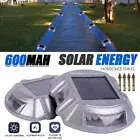 LED Solar Dock Light Pathway Warning Driveway Marker Lamp Path Deck Lights