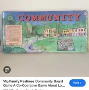 1994 Community Board Game A Co-Operative Game About Love & Peace New sealed!