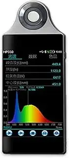 Spectral Illuminance Meter Spectrum Irradiation Color Temperature Test HP330 Light Spectrometer 380-780 High Sensitivity, Low Error