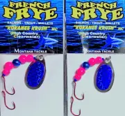 Kokanee Spinners (2): "BLUE GUPPY"