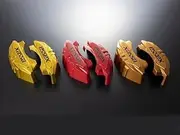 CRS Caliper Cover Ver. 2 Gold/Black Letter es-3045-07