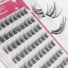 Reusable Self-adhesive Lash Clusters No Need Glue DIY Lash Extensions Women