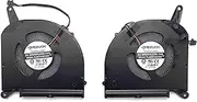 CPU+GPU Cooling Fan Replacement for Gigabyte Aero 15 OLED, Aero 15 XA SA, 15S XA WA SA, Aero 15 YB XB WB KB SB, 15S YB XB WB KB SB, Aero 15 XC (Intel 10th Gen and 9th Gen Version) (0.28 inch Thick)