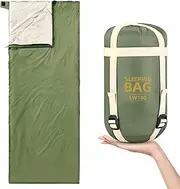 Ultralight Summer Sleeping Bag, 680 g, 190 x 75 cm, Ultralight Small Pack Size, Sleeping Bag, Soft Comfort, Travel Sleeping Bag, Sleeping Bag for Camping