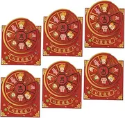COHEALI 6pcs 2023 Year of The Rabbit Red Envelopes for Chinese New Year Money Pouches Festival Packets
