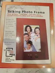 Vintage Talking 5 X 7 Photo Frame from Sound Pics Records 10 Second Message NWB