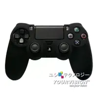 在飛比找博客來優惠-PS4 無線手把專用矽膠保護套 果凍套 防護套_黑