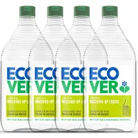 在飛比找Yahoo奇摩購物中心優惠-ECOVER 宜珂 親膚洗碗精-大罐950mlx4(萊姆蘆薈