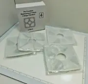 4 Water Drinking Fountain Filter 8 Bowl Square Replacement Filters for Pet Water
