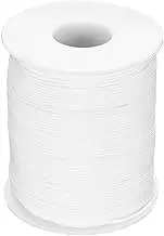 uxcell Nylon Cord 1mm x 109 Yards, Bracelet String Braided Nylon Thread Chinese Knotting Cord for Jewelry Making Beading Necklaces Blind Wind Chimes, White