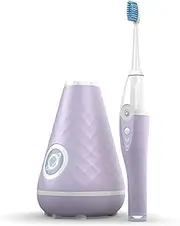 TAO Clean UV Sanitizing Sonic Toothbrush and Cleaning Station, Electric Toothbrush, Dual Speed Setting, Lilac Bliss
