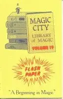FLASH PAPER BOOK #19 Magic Trick Book Effects Fire Flame Illusion