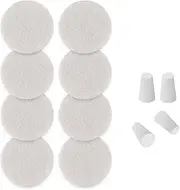 Cold Brew Coffee Maker Replacement Pack - 8 Reusable Coffee Filters and 4 Stoppers Plungle Compatible With Toddy Cold Brew System