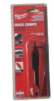 *NEW* Milwaukee Coax Compression Crimper, 48-22-3072