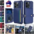 For iPhone 16e 16 15 14 13 12 11 Pro Max XR 8 7 Plus Wallet Card Slot Case Cover