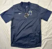 St. Louis Scott Gallagher Nike Dri-Fit Vented Windbreaker 1/4 Zip Navy Blue Sz M