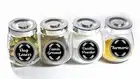 120 Vinyl Black Spice Labels Leaves Design Matching Pantry Labels Available